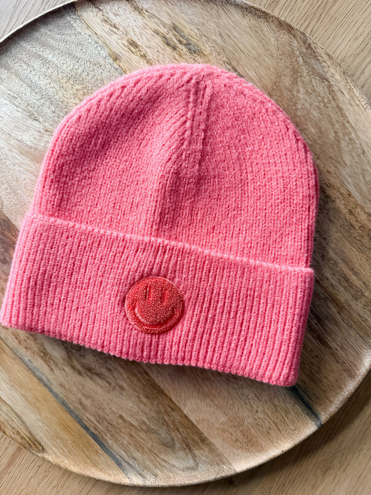 Mütze Smiley pink