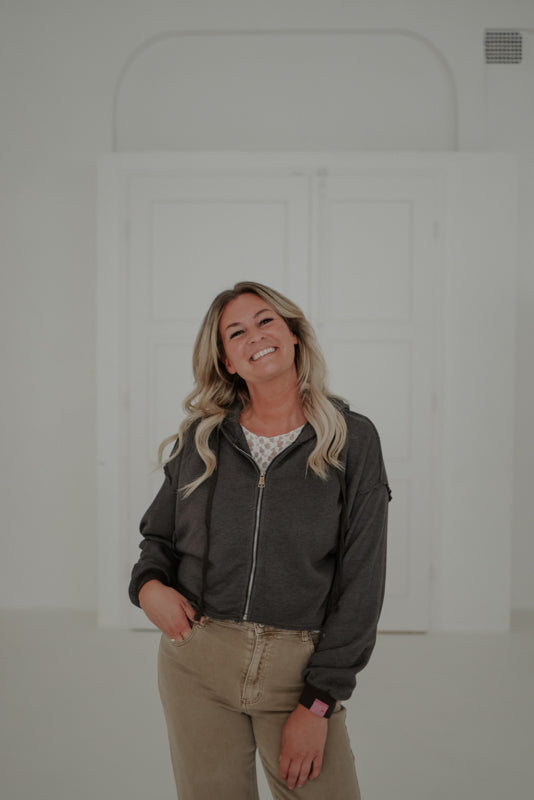 Kapuzen-Sweatjacke Art.Nr. 837995 (versch. Farben)