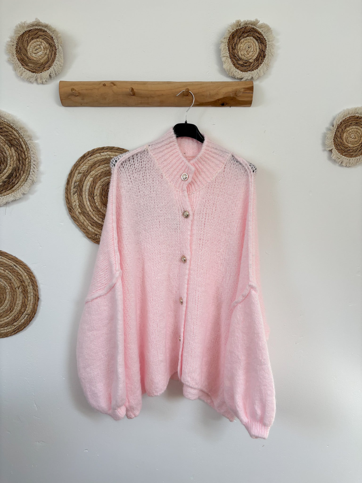 Cardigan rosa