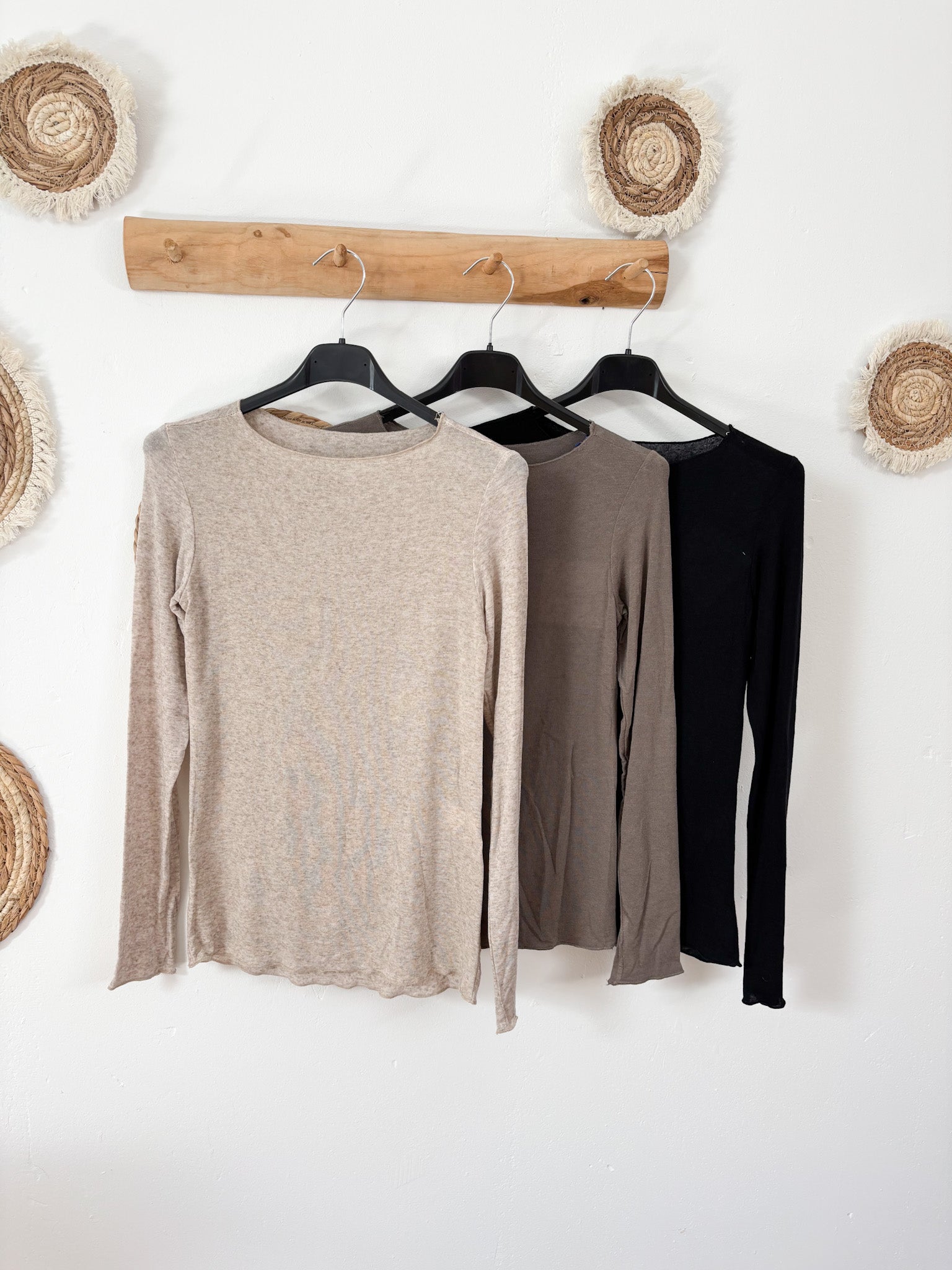 Langarmshirt Cashmere verschiedene farben