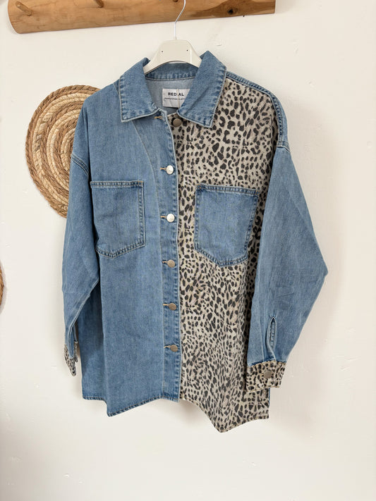 Jeanshemd leo details