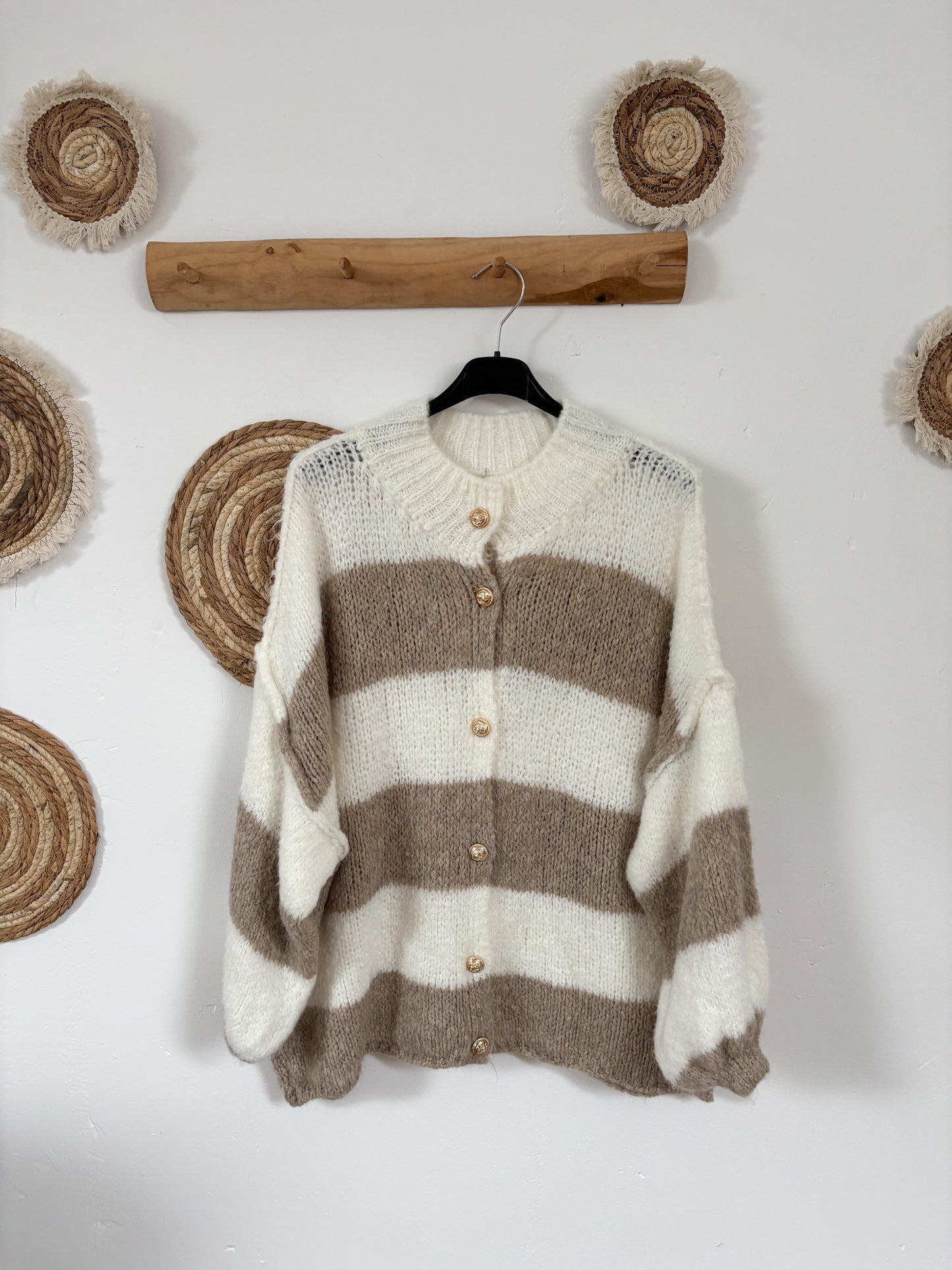 Strickjacken beige