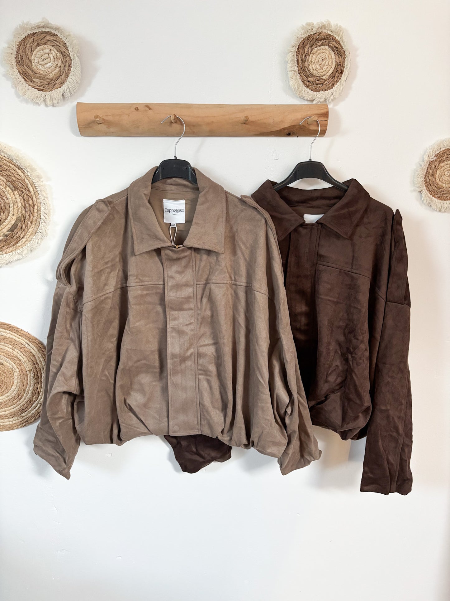 Jacke in Wildlederoptik (versch. Farben)