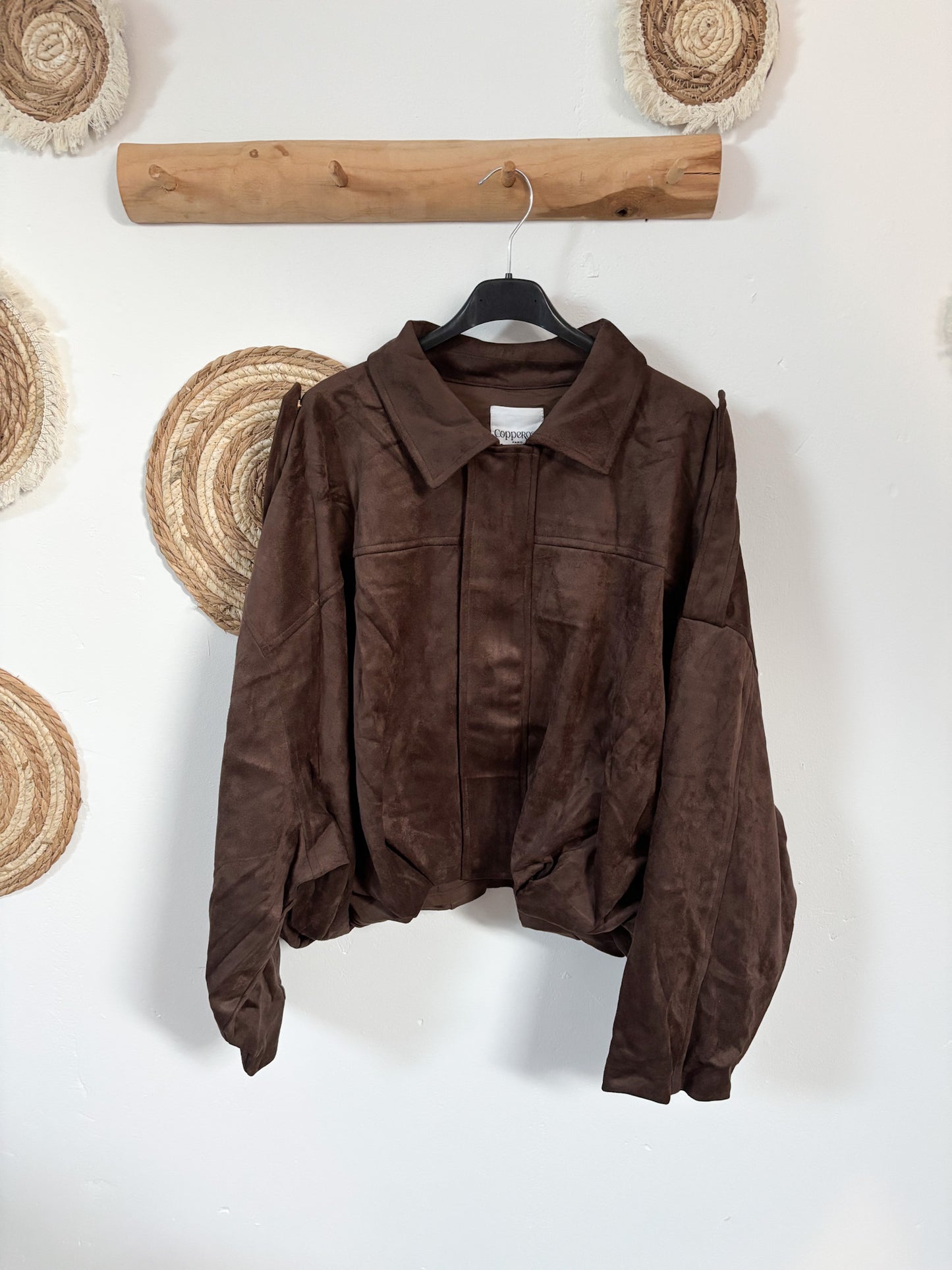 Jacke in Wildlederoptik (versch. Farben)