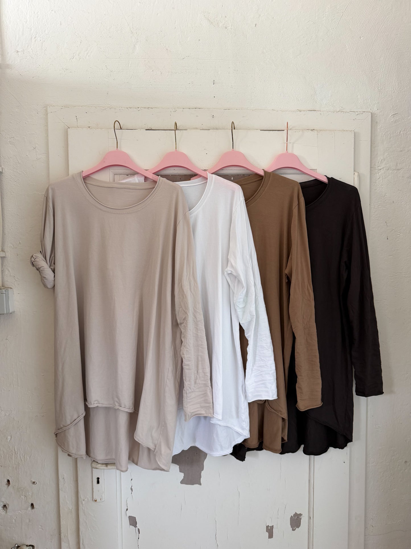Longsleeve (curvy) Art.Nr. 6143 (versch. Farben)